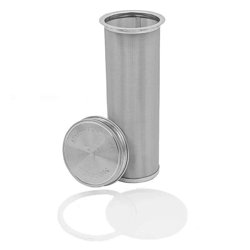 Cold Brew Coffee and Tea Maker Stainless Steel Filter Kit Silicone Beverage
