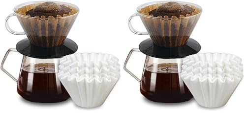 Bake Choice Coffee Filters, for Kalita Wave 185, 2-5 Cups, 100 Count