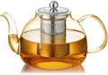DOPUDO Glass Teapot with Infuser, 40 oz Borosilicate Tea Kettle