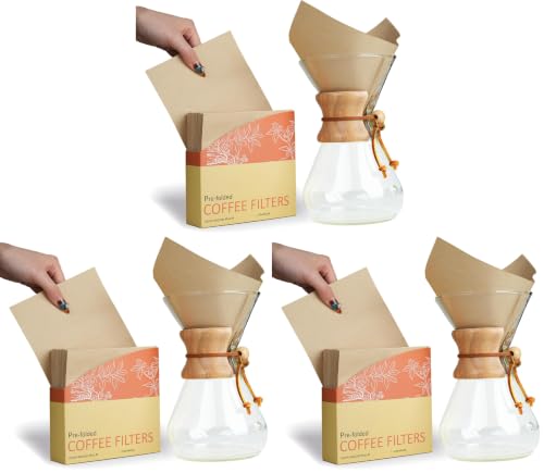 Bake Choice Coffee Filters, 5-13 Cups, for Pour-Over Coffee Makers, 50 Pcs
