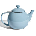 Sweese Teapots for Tea, 27 oz Porcelain Tea pot with Removable Stainless Steel Infuser, Tea Pots for Loose Tea - White