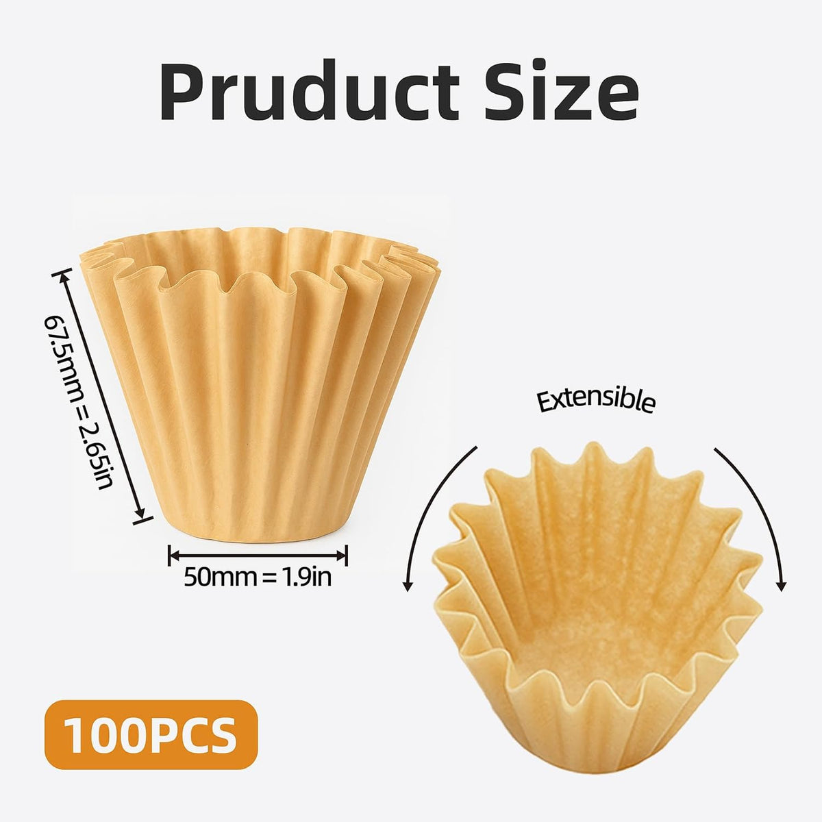 5 Cup Coffee Maker Filters Compatible with Mr.Coffee
