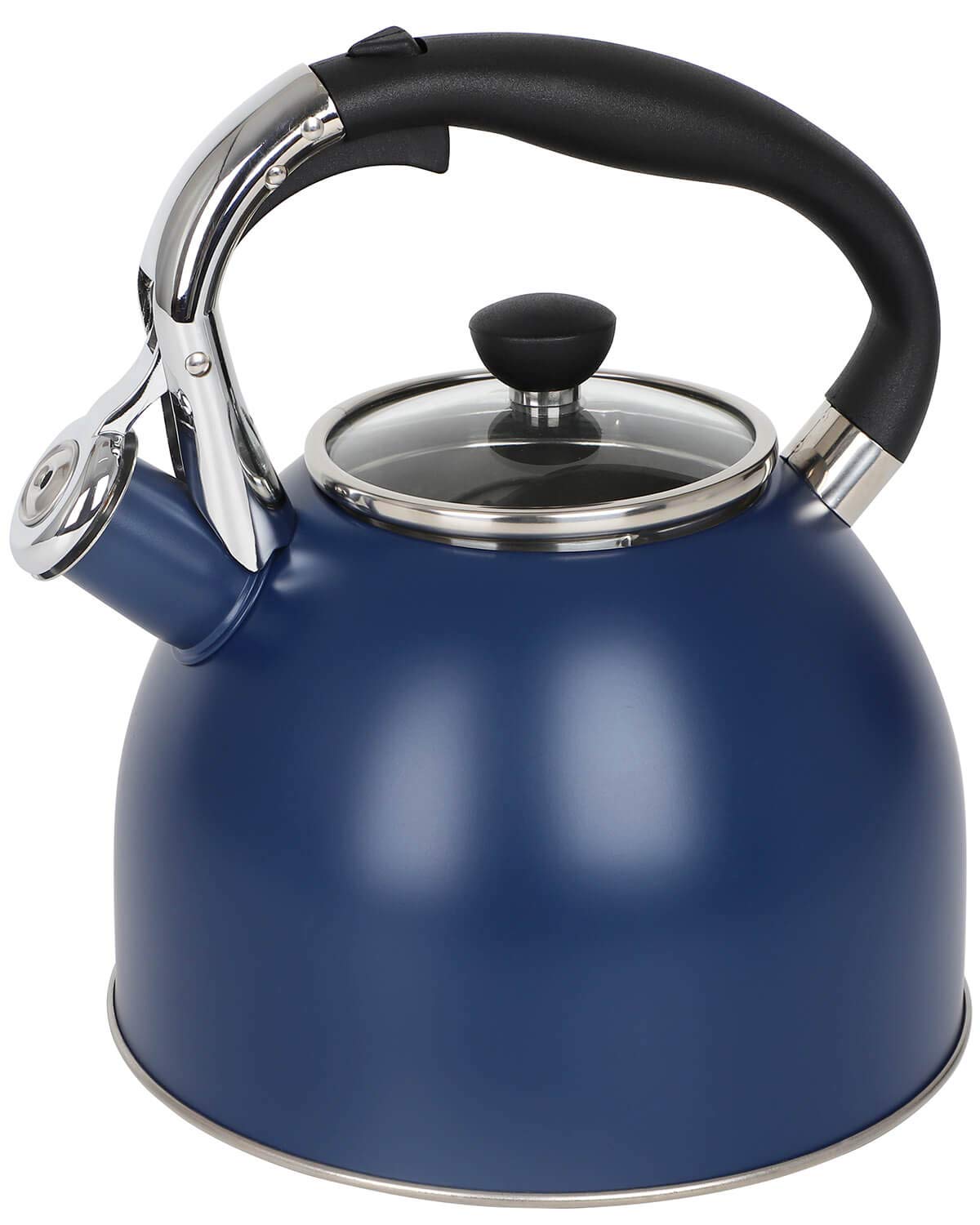 Rorence Whistling Tea Kettle for Stove Top, 2.5QT Stainless Steel Tea Pot