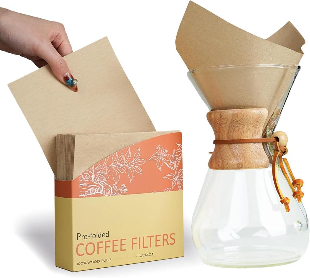 Bake Choice Coffee Filters, 5-13 Cups, for Pour-Over Coffee Makers, 50 Pcs