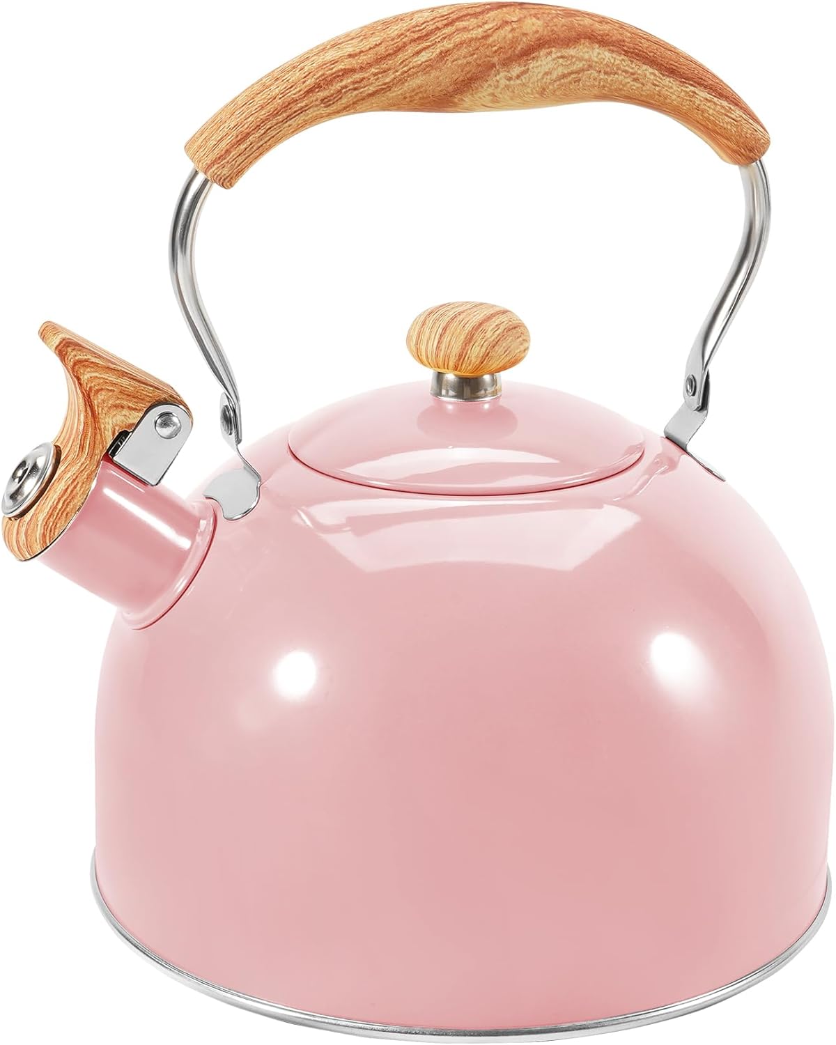 GGC Whistling Tea Kettle for Stove Top, 85OZ/2.6QT Stainless Steel Tea Pot
