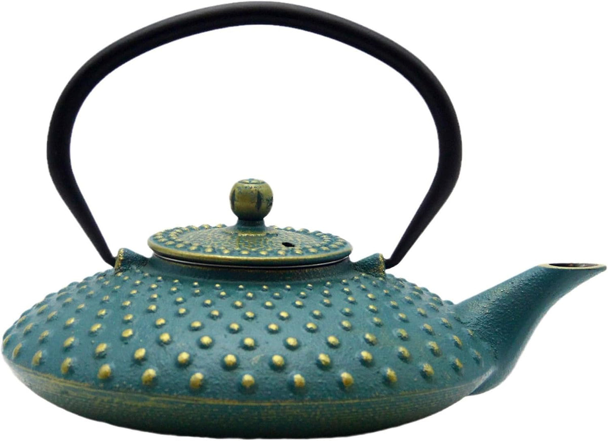 27.1oz Small Cast Iron Teapot with Infuser for Loose Tea