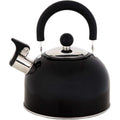 Lily's Home 2 Quart Stainless Steel Whistling Tea Kettle, the Perfect Stovetop Tea and Water Boilers for Your Home, Dorm, Condo or Apartment. Red