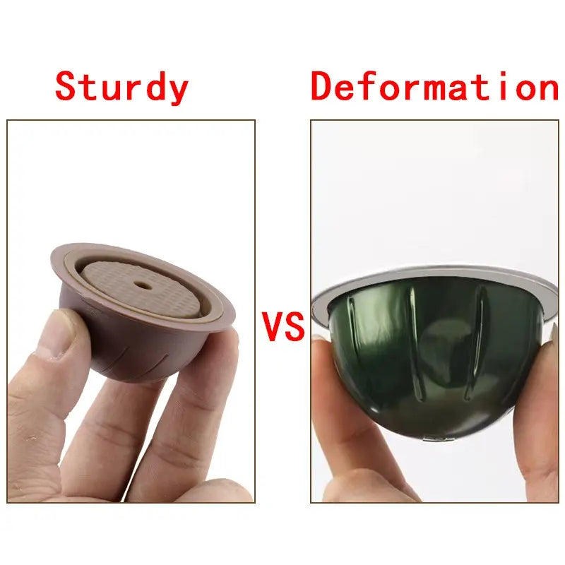 Reusable Coffee Capsule Set, 150ML/ 230ML, Fillable Filter Shell, Coffee Filters, Includes Silicone Lid, Spoon, Brush Accessories, Kitchen Gadgets, Kitchenware
