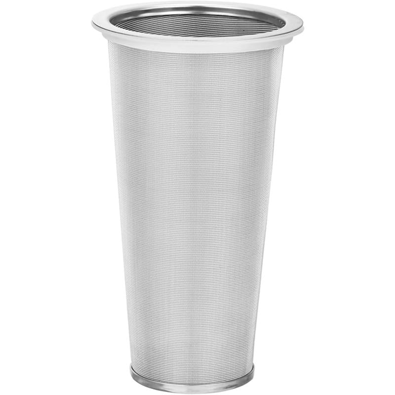 304 Stainless Steel Cold Brew Coffee Filter - 64oz Mason Jar Filter for Wide Mouth Jars, Durable Strainer with Seal Ring, Effortless Cleaning, Versatile Brewing Options for Iced Drinks & Sun Infusers