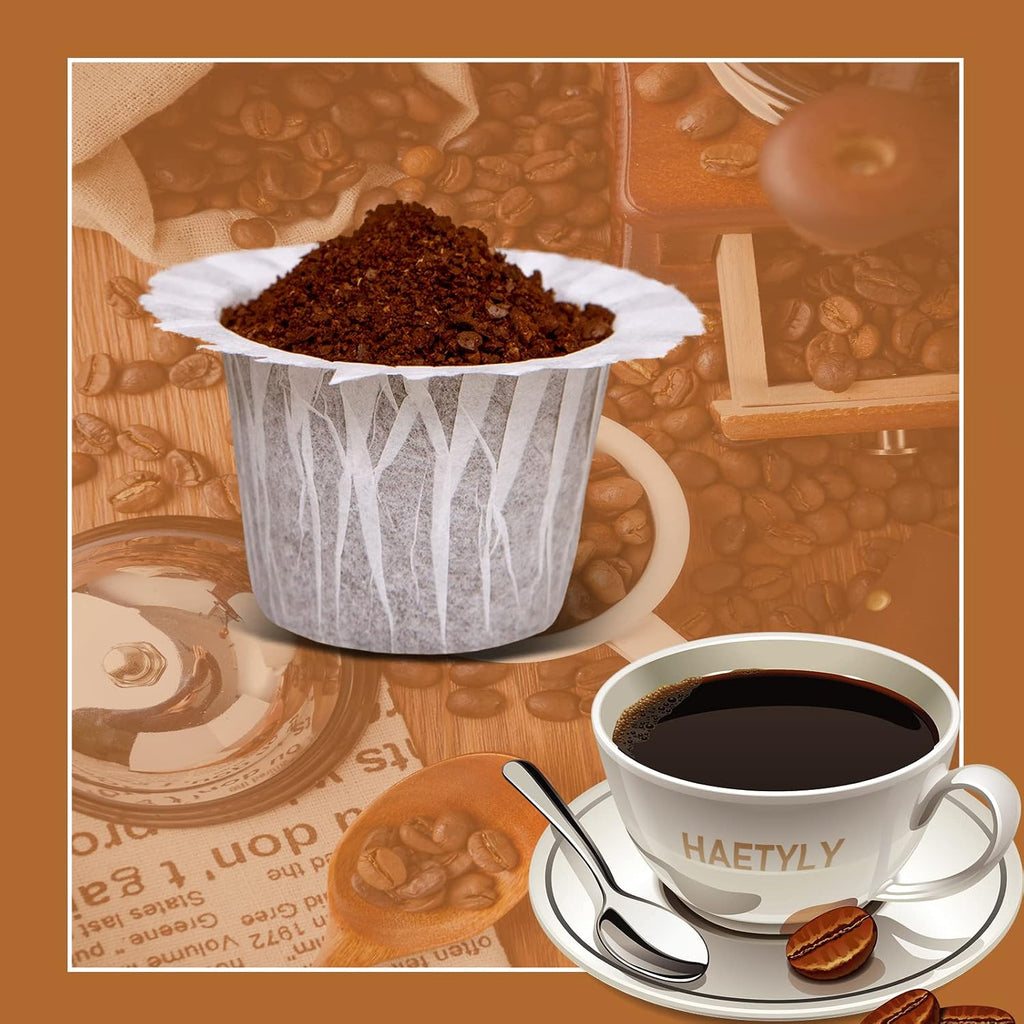 Irmidi 300 Count Disposable Coffee Filters for Keurig 1.0 and 2.0,White