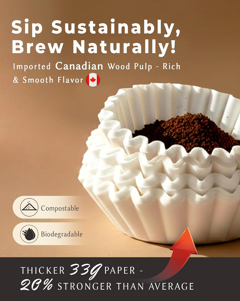 Basket Coffee Filters for Mr. Coffee, 4-5 Cups, 200 Count