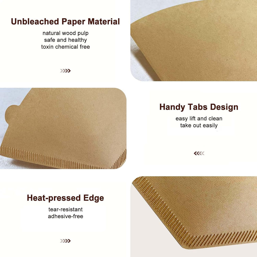 200Pcs #4 Coffee Filters Cone 8-12 Cup for Drip Coffee Maker