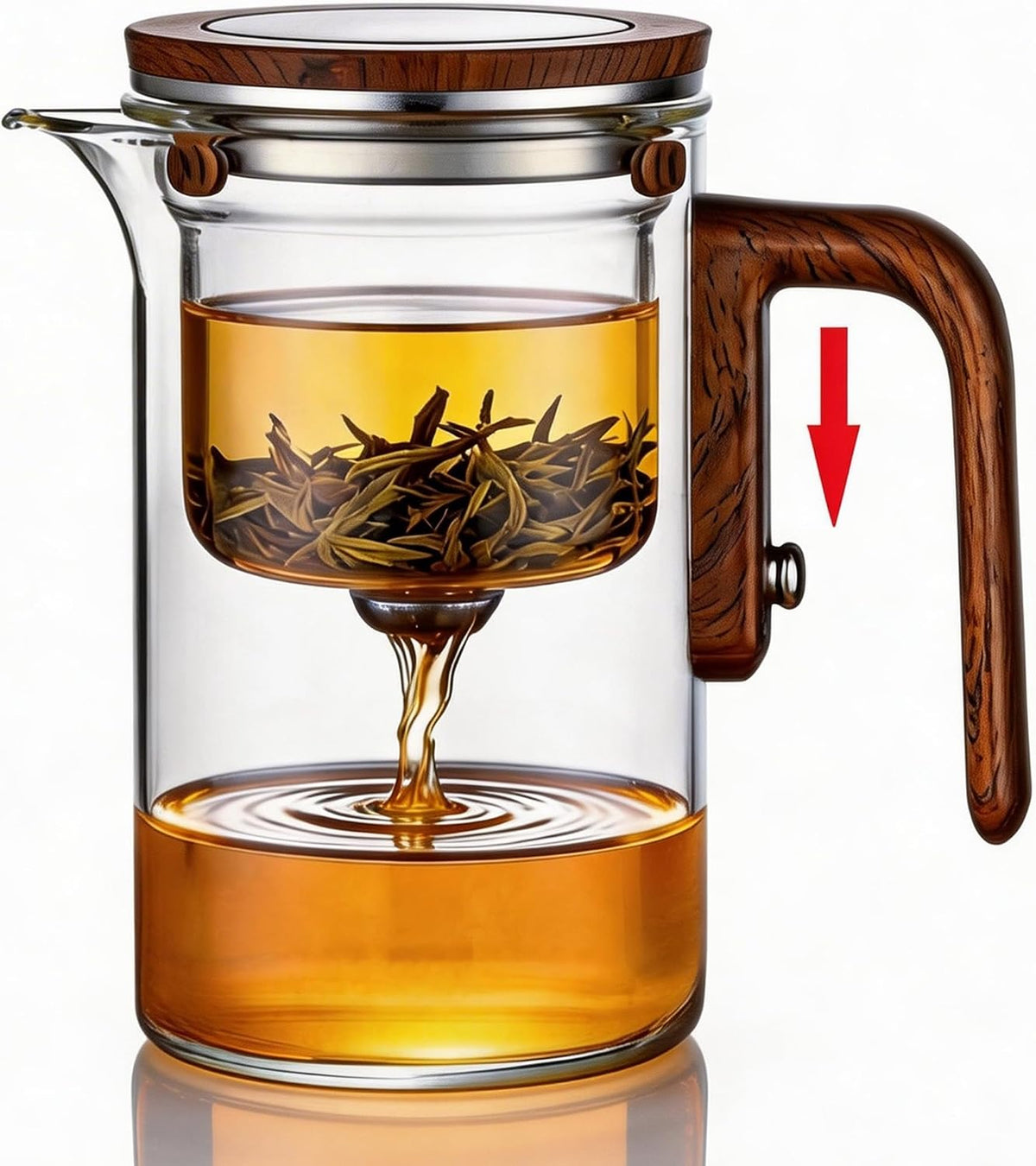 Enchanted Tea Pot with Tea Infuser, Loose Leaf Tea Steeper, 20 oz