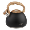 POLIVIAR Tea Kettle, 2.7 Quart Stovetop Tea Kettle, Audible Whistling Teapot with Crackle Finish, Food Grade Stainless Steel for Anti-Rust, Anti Hot Handle, Suitable for All Heat Sources (JX2023-LYD)
