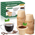 CAPMESSO Disposable Coffee Paper Filters for Keurig Reusable K Cup, 300ct
