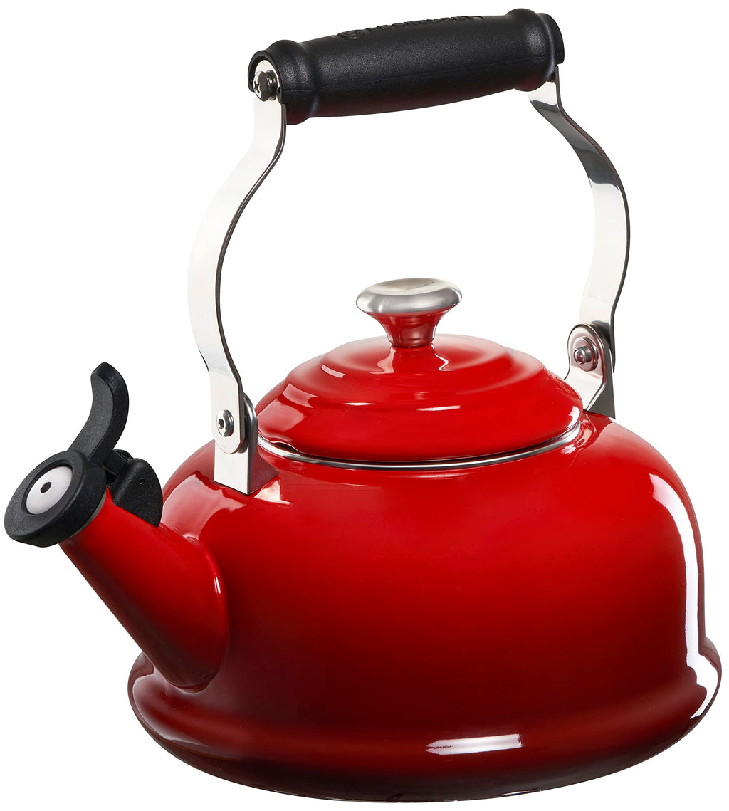 Le Creuset Enamel On Steel Whistling Tea Kettle, 1.7 qt., Marseille