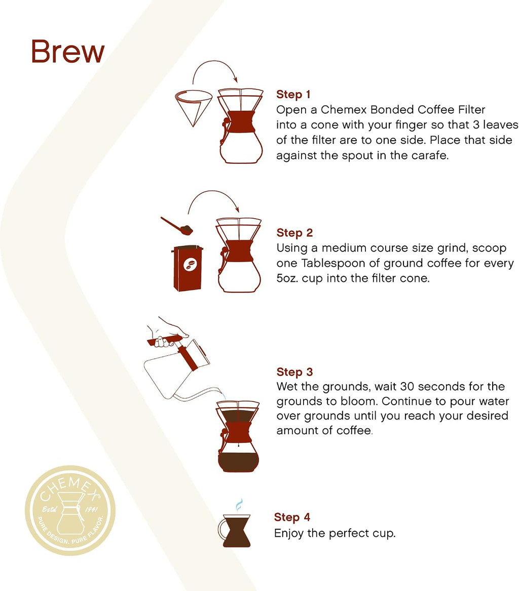 Chemex Bonded Filter - Circle - 100 ct - Exclusive Packaging