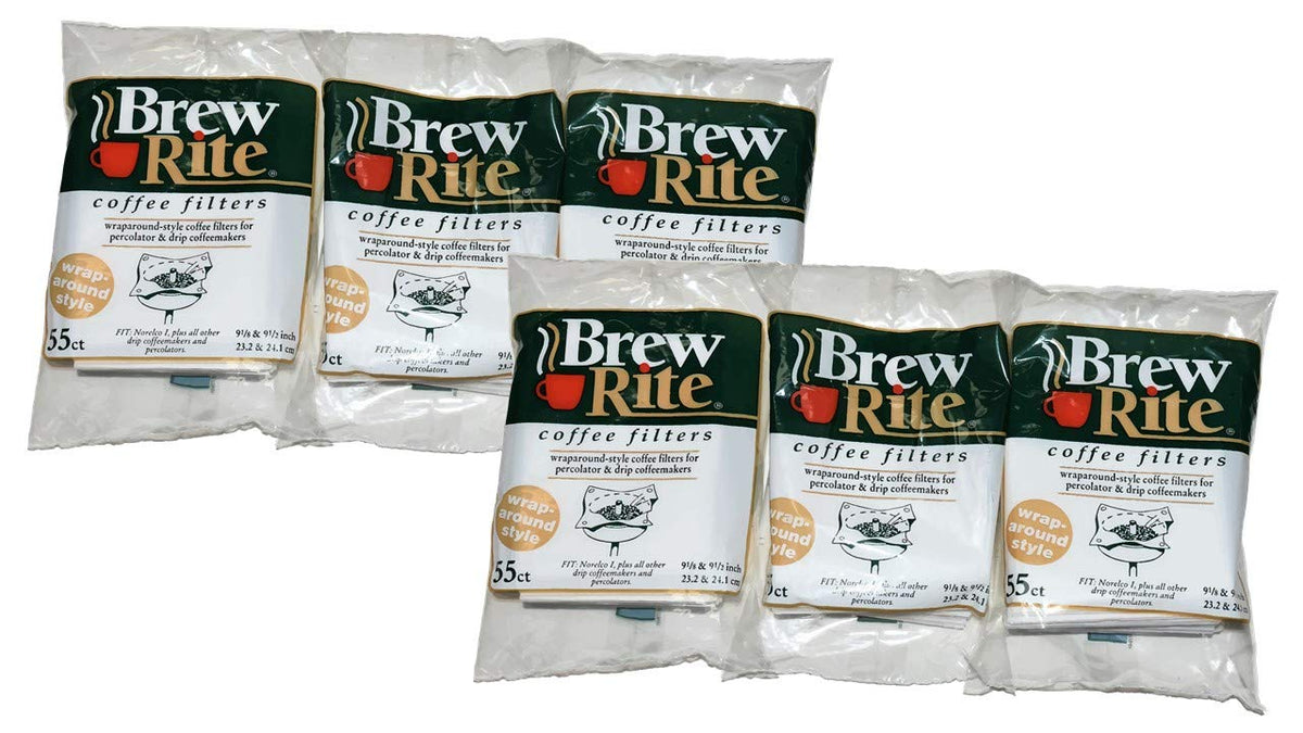Brew Rite Rockline Wrap Around Percolator Coffee Filters (Pack of 3)