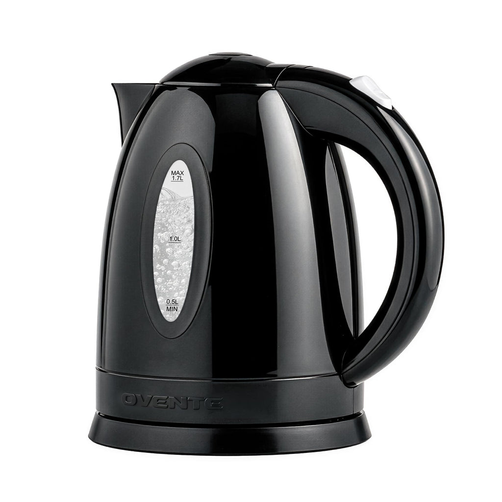 OVENTE 1.7L Electric Tea Kettle, Fast Boiling Water Heater, White KP72W