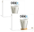 Chemex Bonded Coffee Filters, Half Moon, 100 Count 2 Pack for CM-1 Models