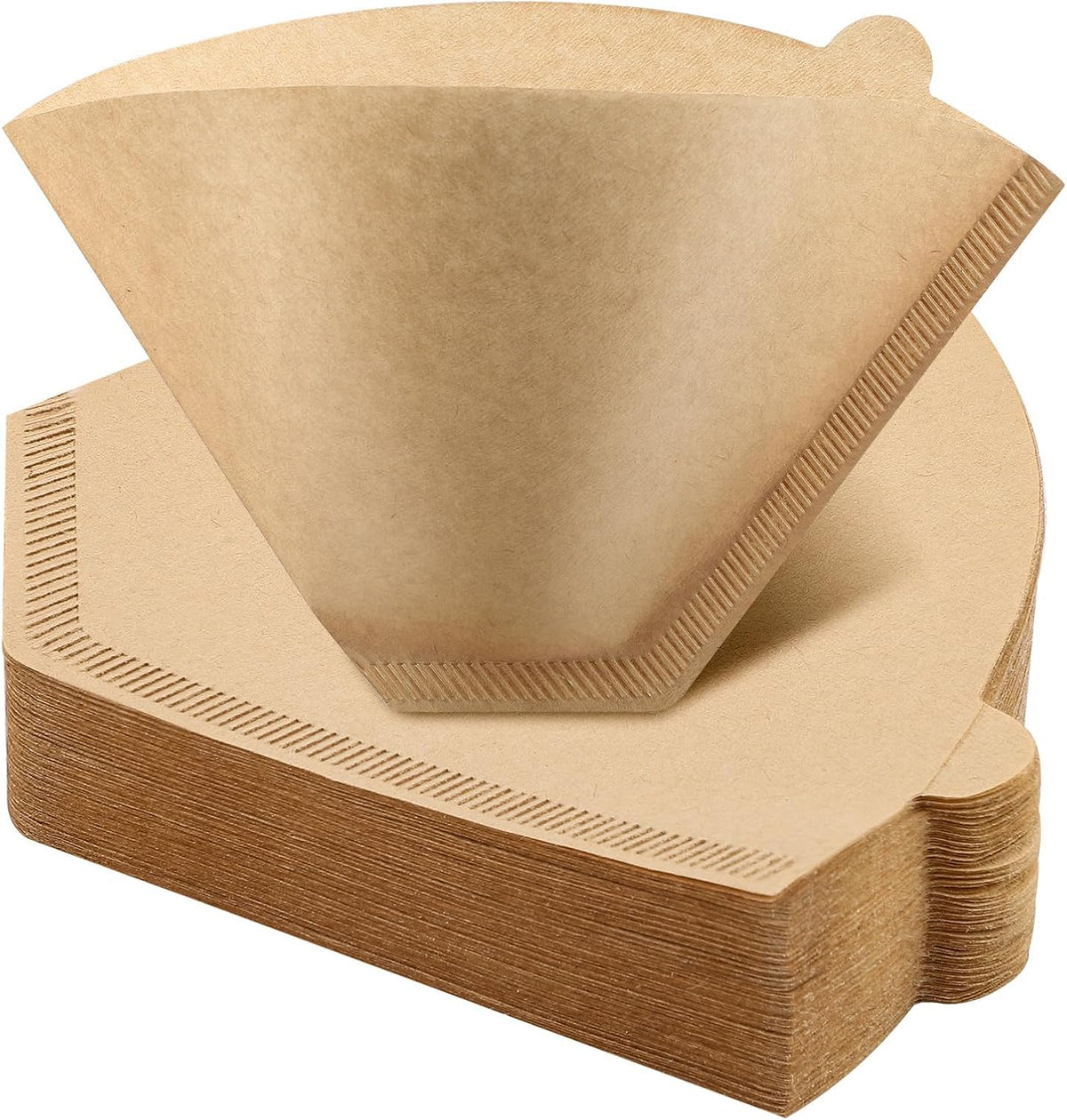 100 Count #4 Cone Coffee Filters 8-12 Cup Compatible with Ninja Maker