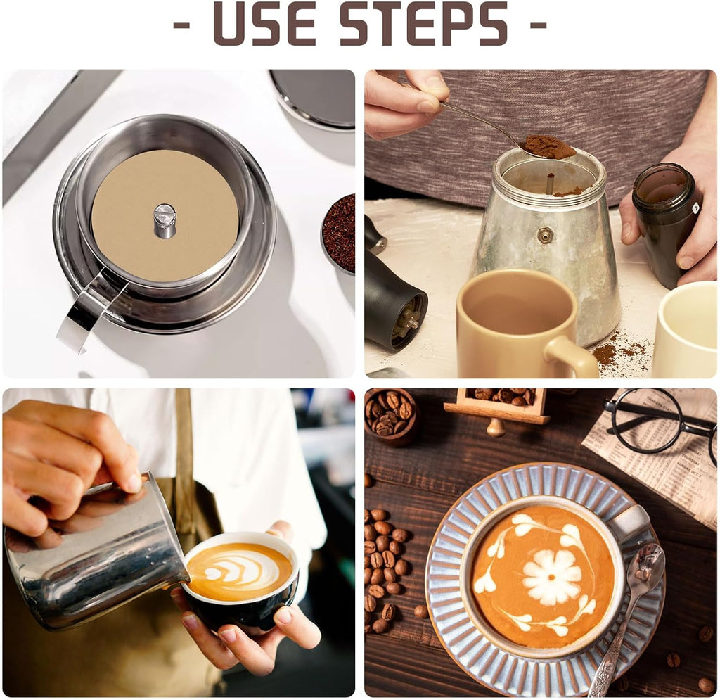 300Pcs Percolator Coffee Filter, 3.75in Unbleached Disposable Coffee Filter