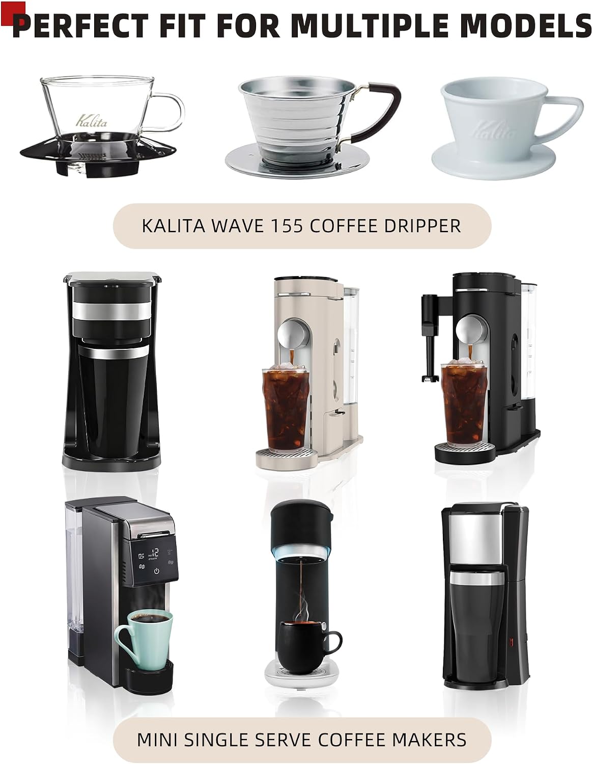 Small Coffee Filters for Ninja Coffee Maker, 200ct, 1-2 Cup