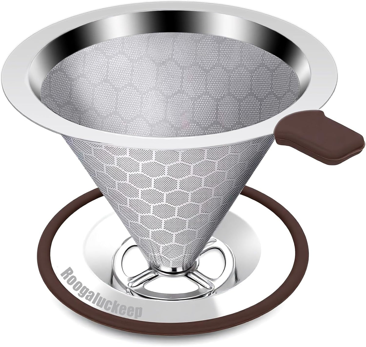 Pour Over Coffee Maker, Reusable Stainless Steel Filter