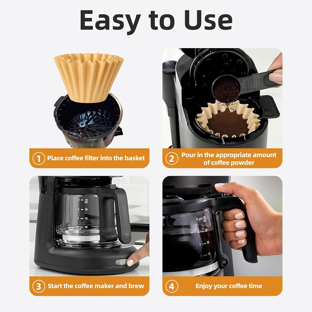 5 Cup Coffee Maker Filters Compatible with Mr.Coffee