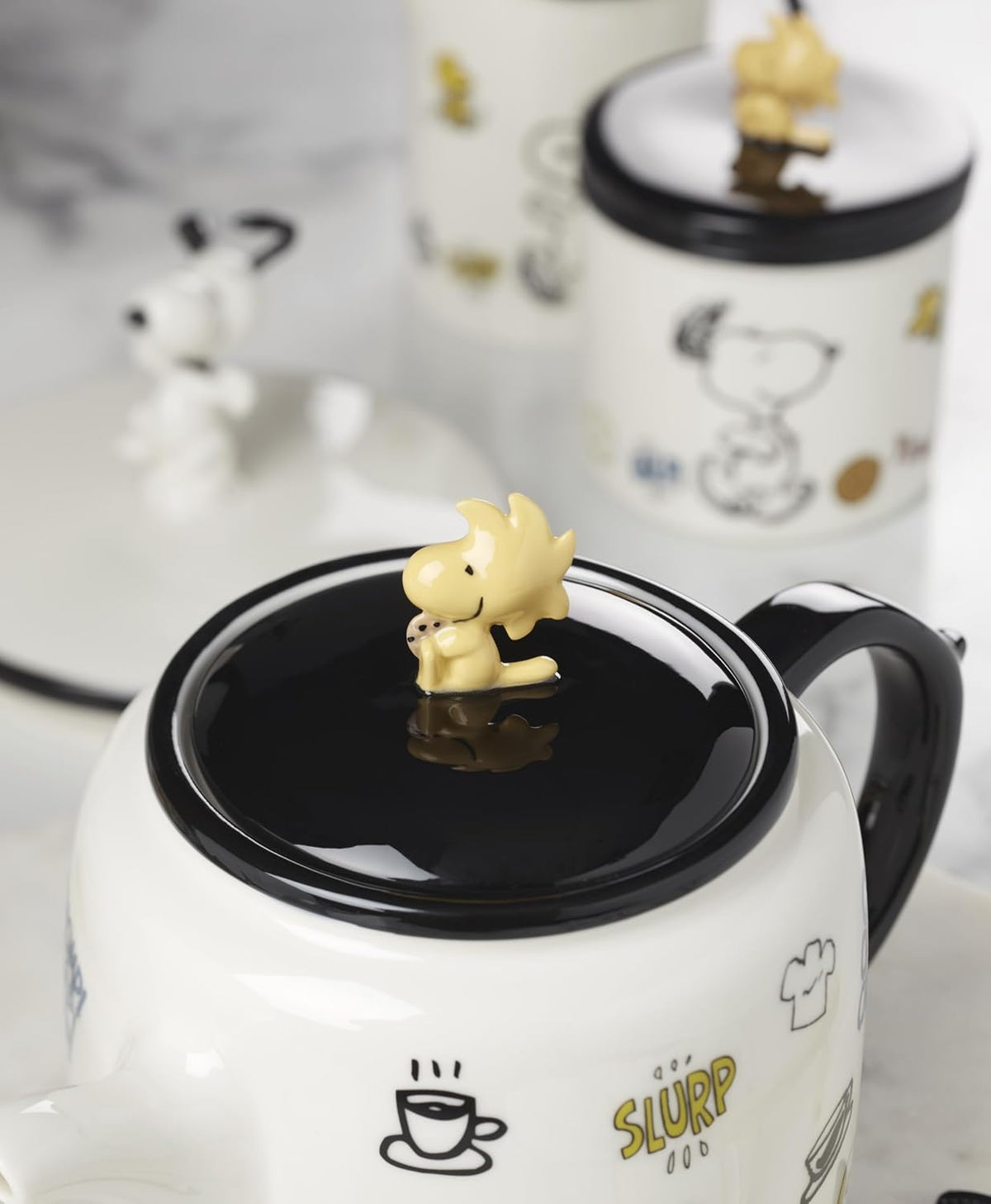 Lenox Chef Snoopy Porcelain Teapot, 40oz