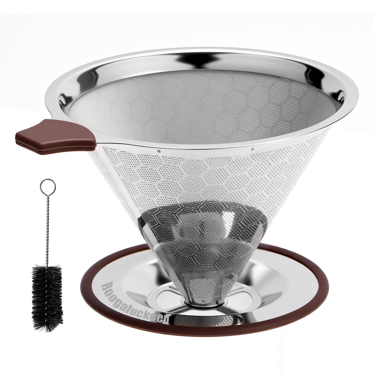 Pour Over Coffee Maker, Reusable Stainless Steel Filter
