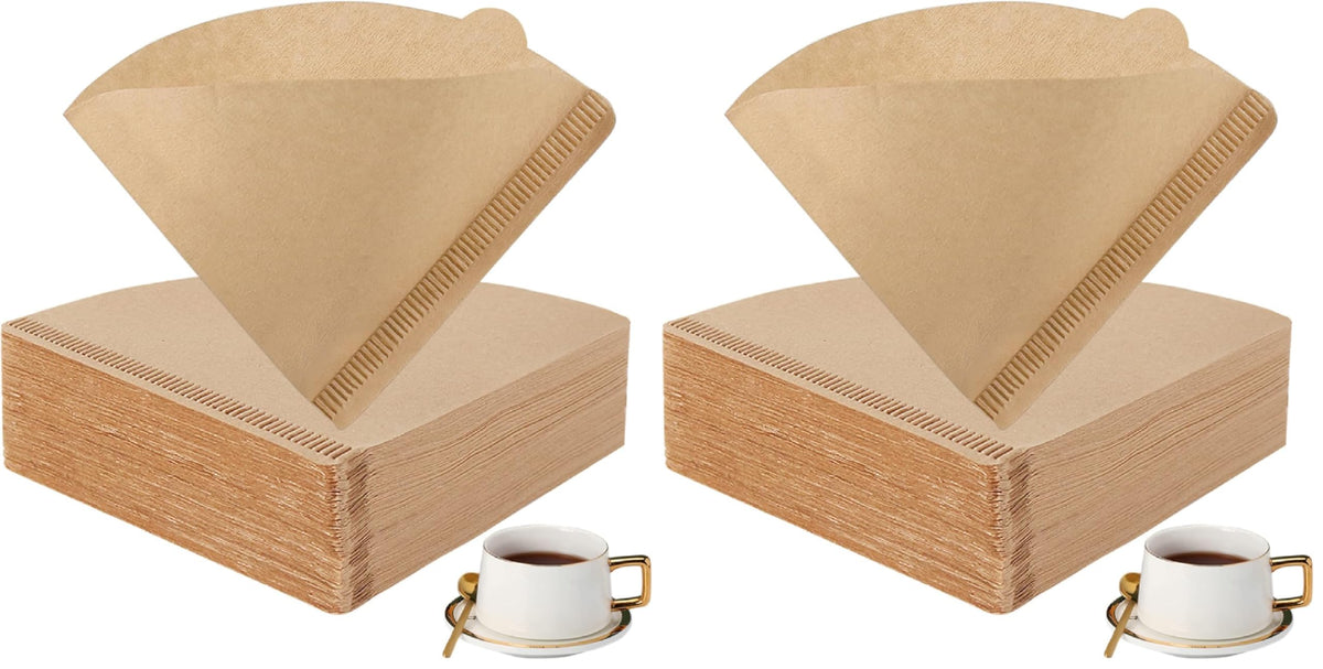 BYKITCHEN #1 Small Coffee Filters for 1-2 Cup Pour Over Dripper, 200PCS