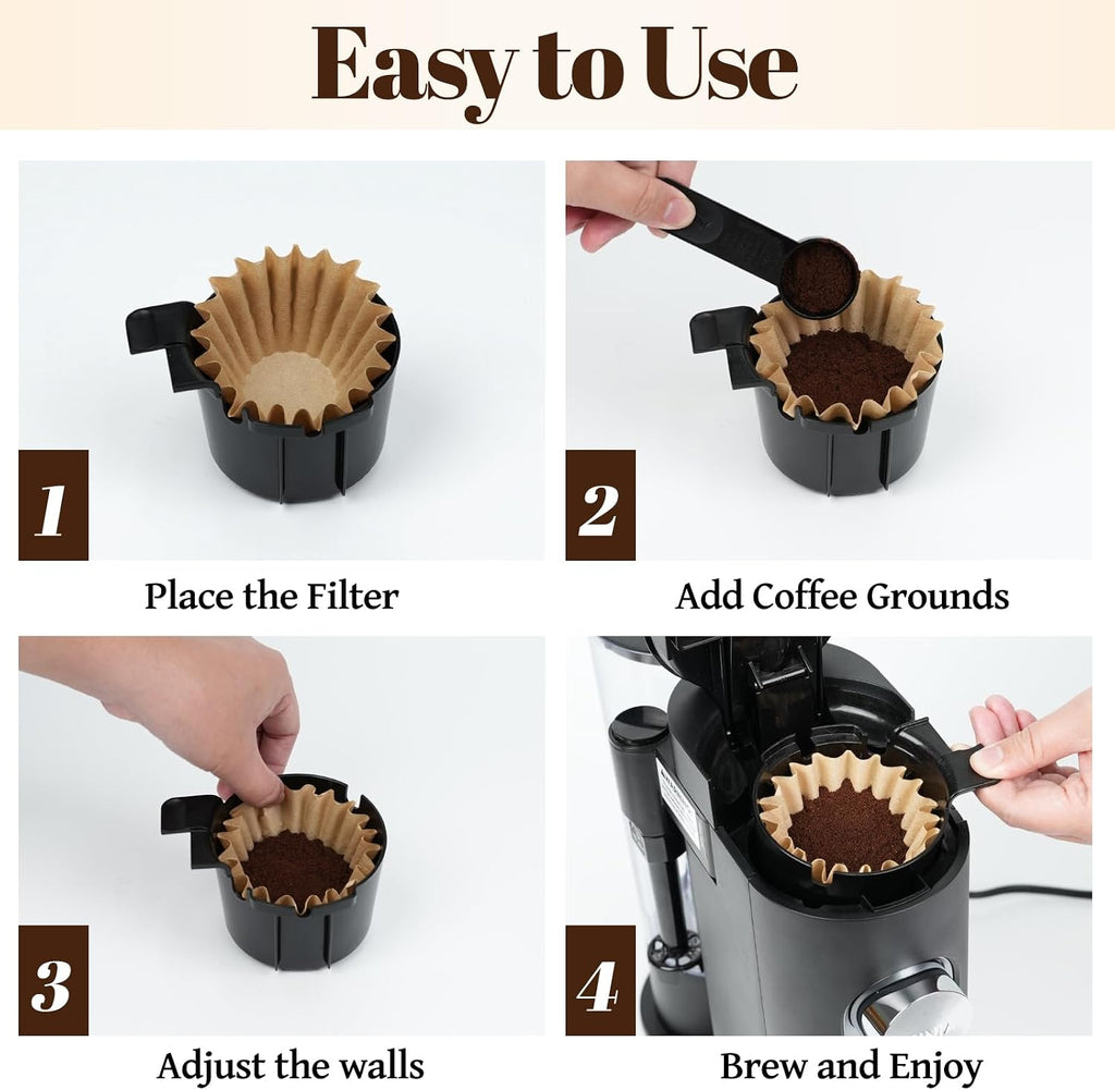 150PCS Disposable Coffee Paper Filter for Ninja PB051 PB041 Coffee Maker