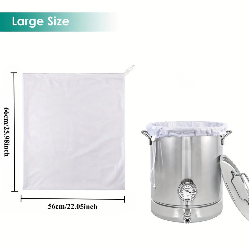 Reusable filter bags, Reusable coffee filters, suitable for cold brew coffee, juicing, smoothies, cheese making, tea - fine mesh produces pure pulp with no residue, and are very suitable for vegetable and fruit juices, and coffee filter