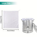 Reusable filter bags, Reusable coffee filters, suitable for cold brew coffee, juicing, smoothies, cheese making, tea - fine mesh produces pure pulp with no residue, and are very suitable for vegetable and fruit juices, and coffee filter