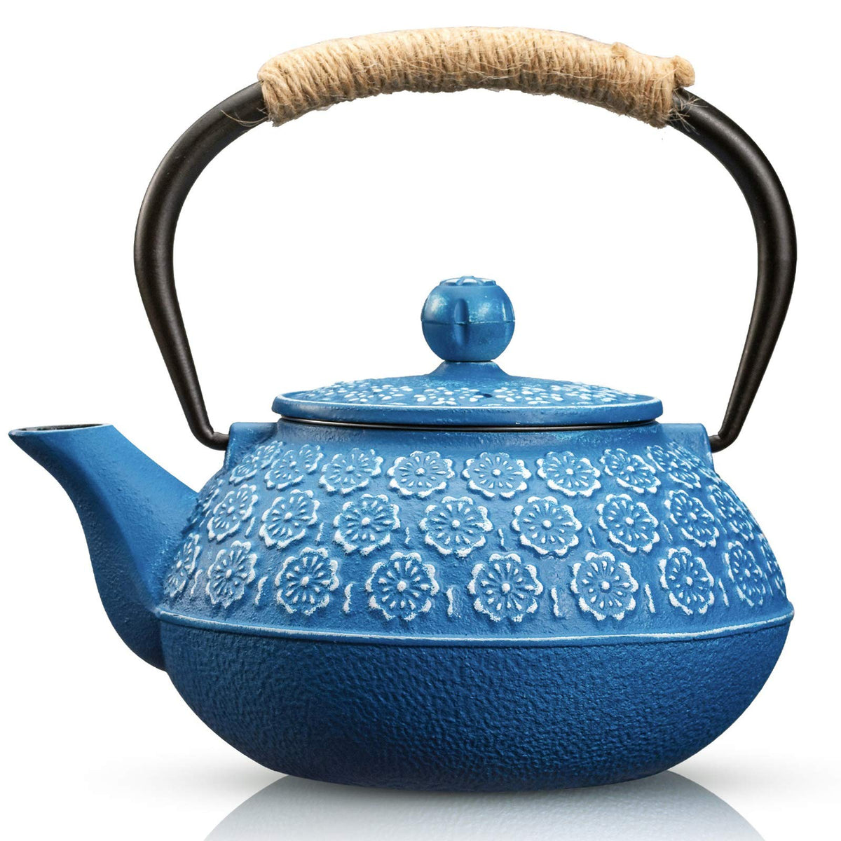 Sotya Cast Iron Tea Pot with Infusers for Loose Tea, 30oz Japanese Tetsubin