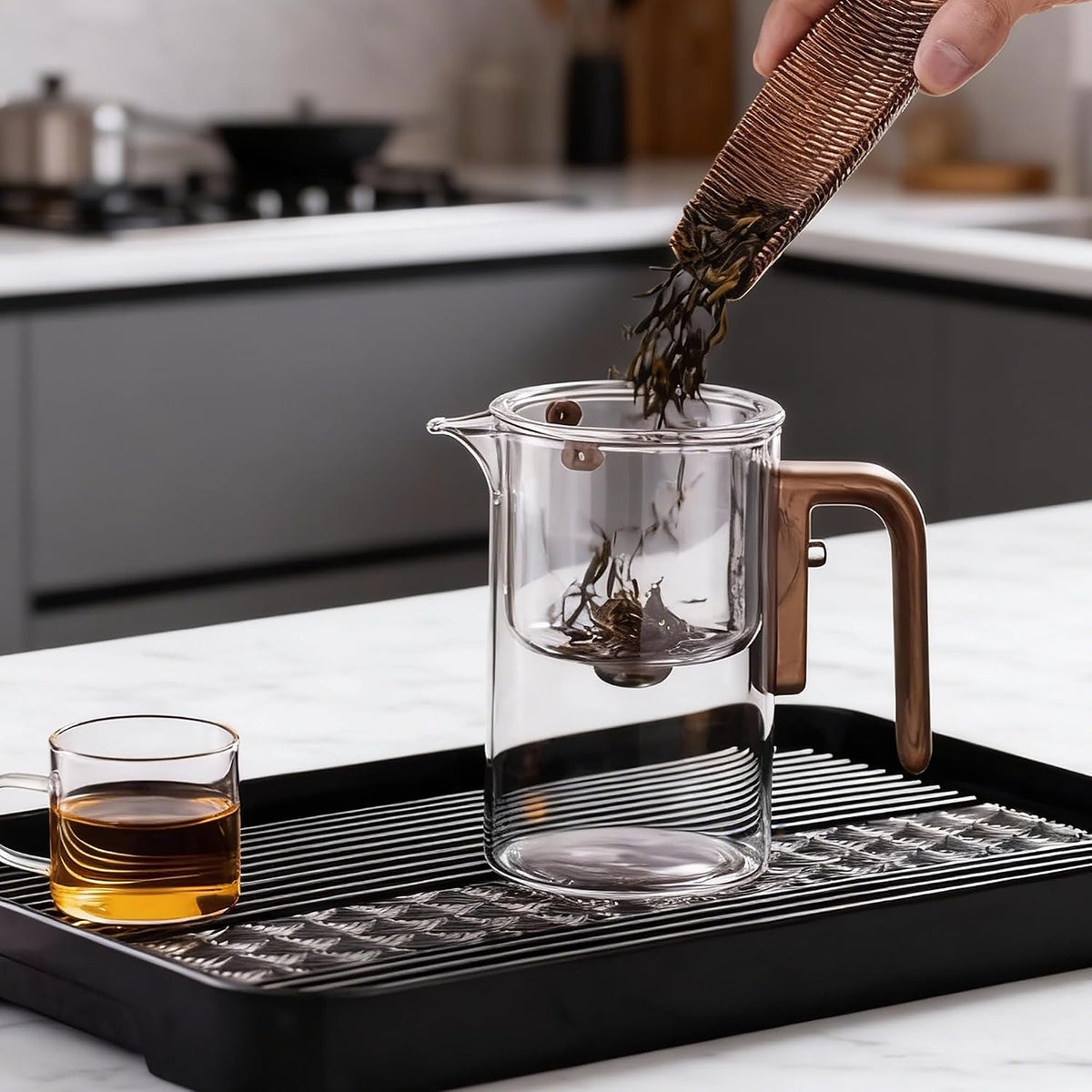 Enchanted Tea Pot with Tea Infuser, Loose Leaf Tea Steeper, 20 oz