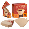 500 Count Coffee Filters #4, Unbleached Cone Coffee Filter 8-12 Cup