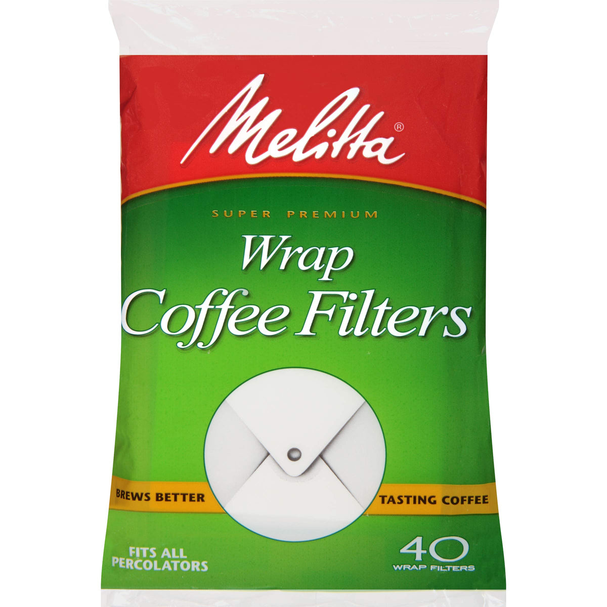 Melitta Super Premium Disc Coffee Filters, White, 100 Count (Pack of 1)