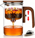 Magic Tea Pot, Glass Teapot with Tea Infuser, 24 oz