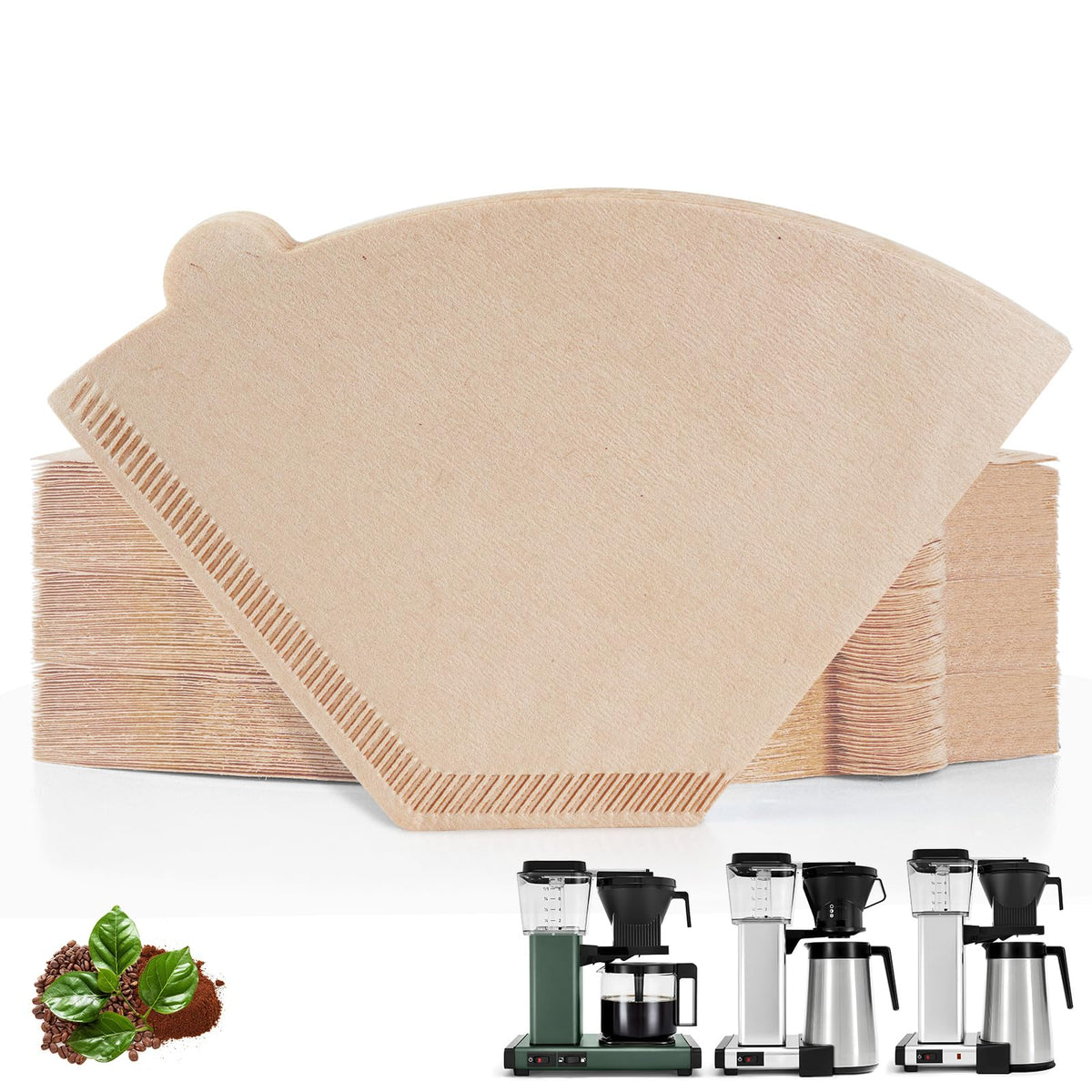 100 Pcs Coffee Filters #4 for Technivorm Moccamaster Coffee Maker 8-10 Cup