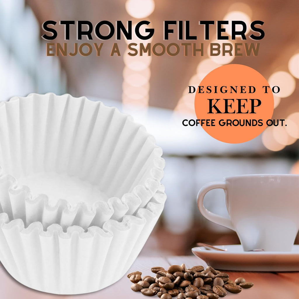 Large 12-Cup Commercial Coffee Filters, 500 Count