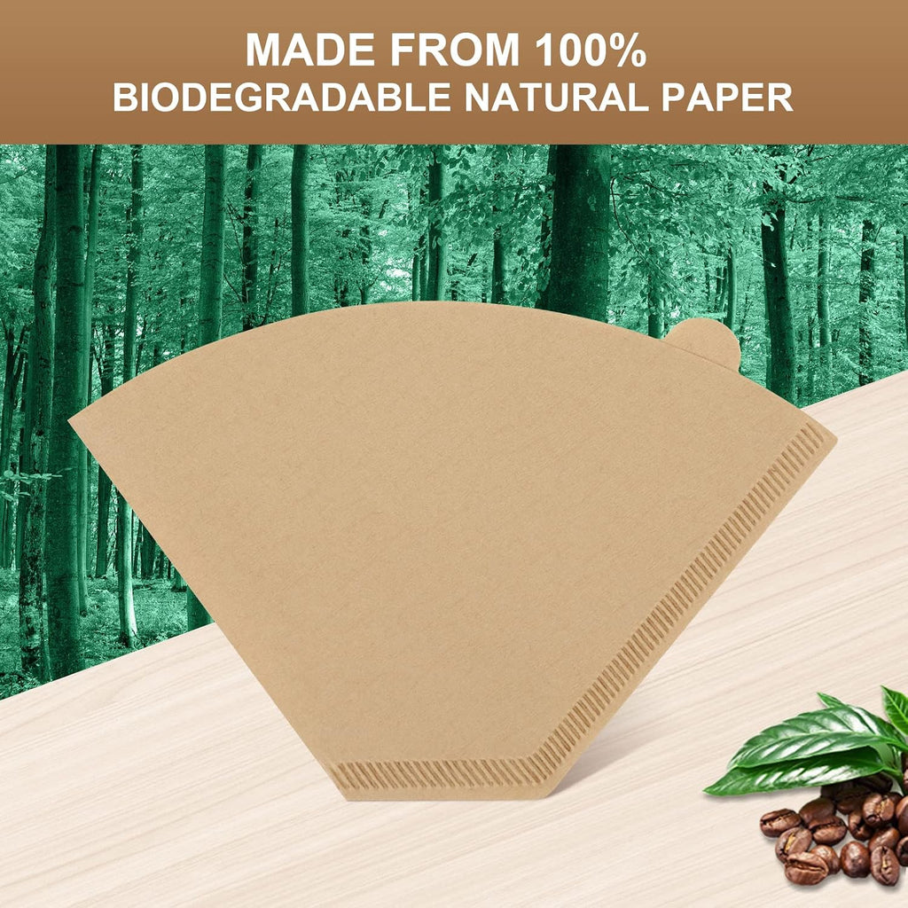 100 Pcs Disposable Coffee Paper Filters for Cuisinart Coffee Maker