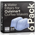 12 Pack Water Filters for Cuisinart Coffee Makers by GoodCups - Replacement Charcoal Water Filters - Fits All Cuisinart Coffee Machines