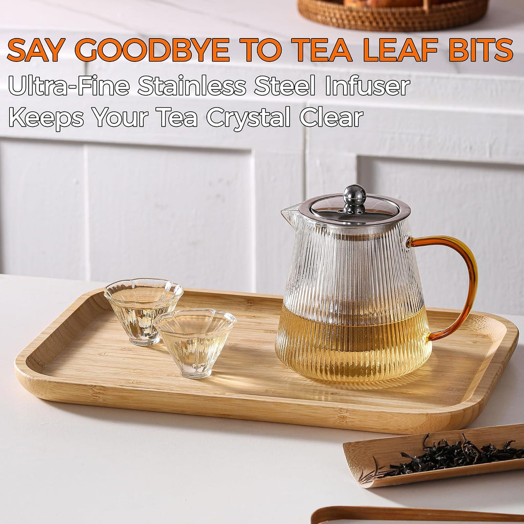 Glass Teapot with Removable Infuser, 32 oz (950 ml)