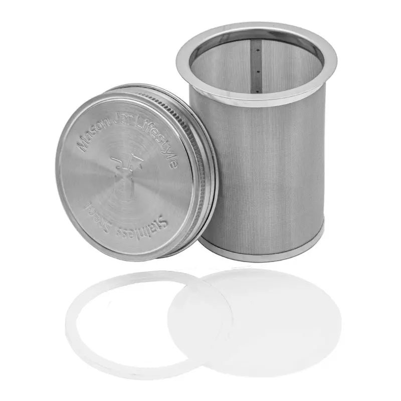 Cold Brew Coffee and Tea Maker Stainless Steel Filter Kit Silicone Beverage