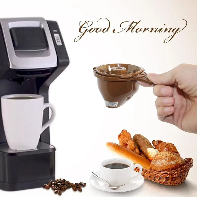Food Grade Reusable Plastic Coffee Filter Brew Baskets (2-Pack) - Permanent Removable Parts for Hamilton FlexBrew Models 49974,49975,49976,49979,49957,49954,49947,49940,49950,49966,49968, Enhanced Filtration, Dishwasher Safe, Brown, Cost-Effective, Food G